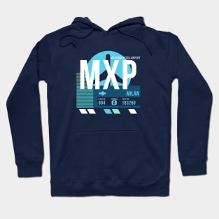 Milan (MXP) Airport // Sunset Baggage Tag Hoodie